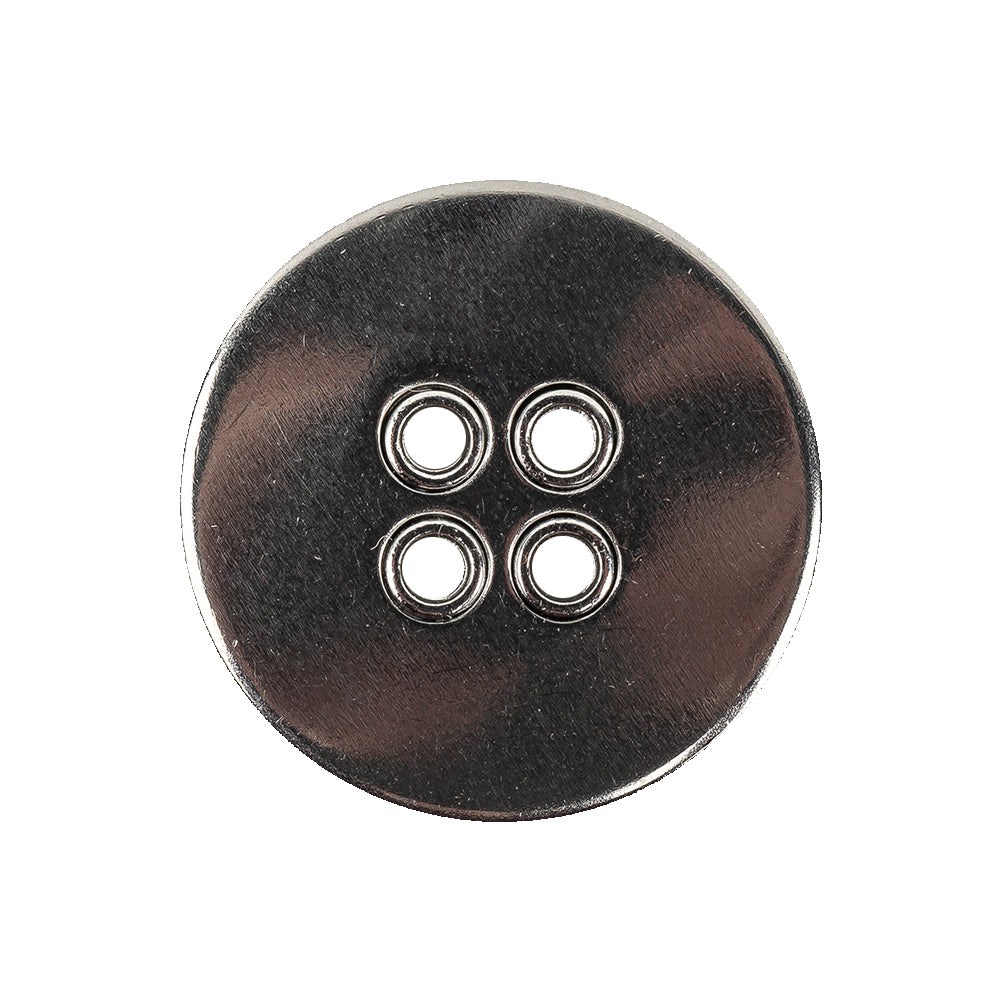 New Silver Metal Coat Button - 40L/25.5mm New Silver Metal Coat Button - 40L/25.5mm