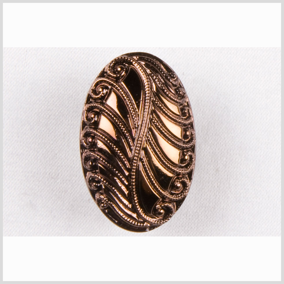 Copper Glass Button - 24L/15mm Copper Glass Button - 24L/15mm