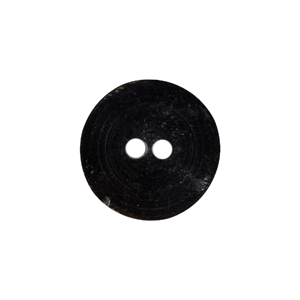 Black Horn Button - 32L/20mm Detail Black Horn Button - 32L/20mm Detail