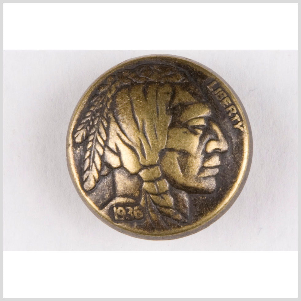 Gold Metal Button - 32L/20mm Gold Metal Button - 32L/20mm