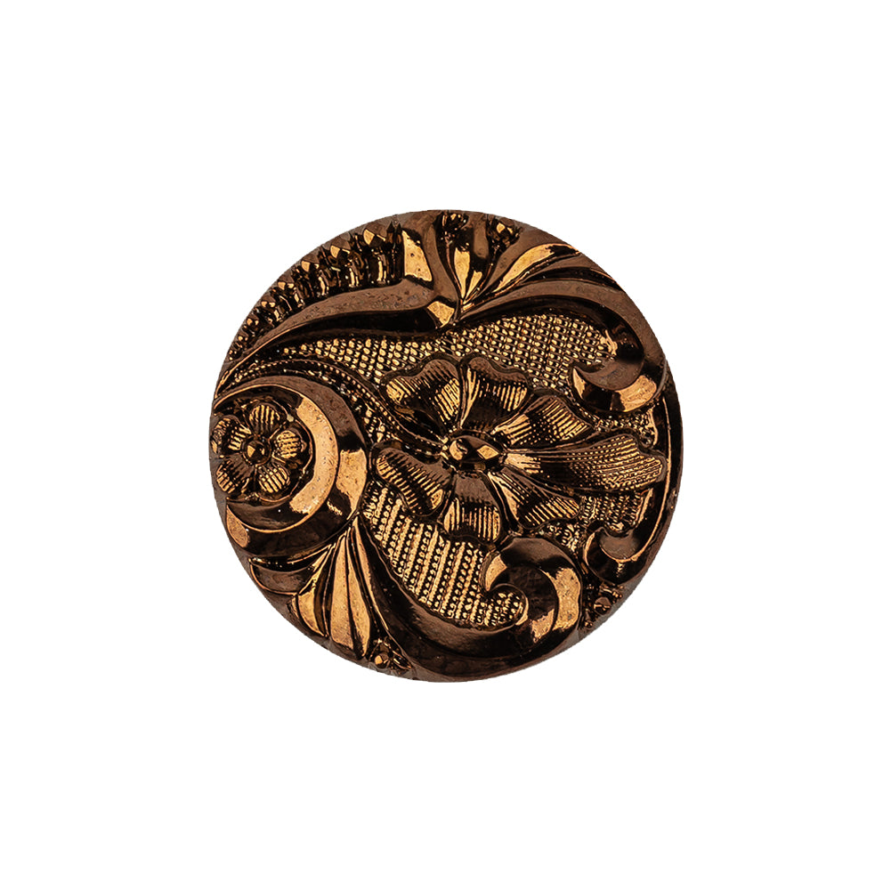 Copper Glass Button - 36L/23mm Copper Glass Button - 36L/23mm