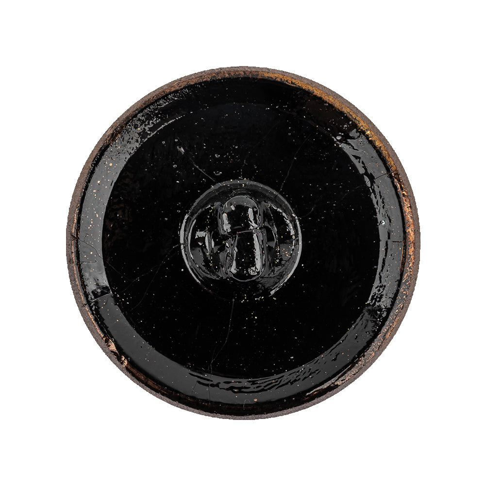 Copper Glass Button - 44L/28mm Detail Copper Glass Button - 44L/28mm Detail