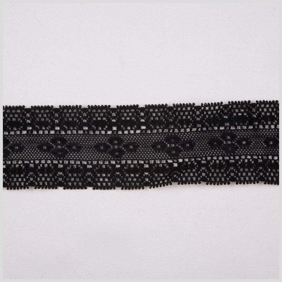 1.5" Black Cluny Lace 1.5" Black Cluny Lace