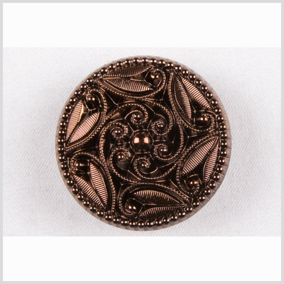 Copper Glass Button - 22L/14mm Copper Glass Button - 22L/14mm