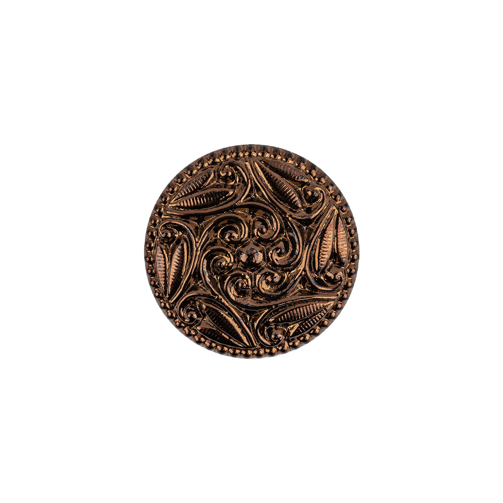 Copper Glass Button - 28L/18mm Copper Glass Button - 28L/18mm