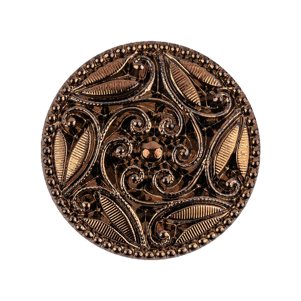 Copper Glass Button - 40L/25.5mm Copper Glass Button - 40L/25.5mm