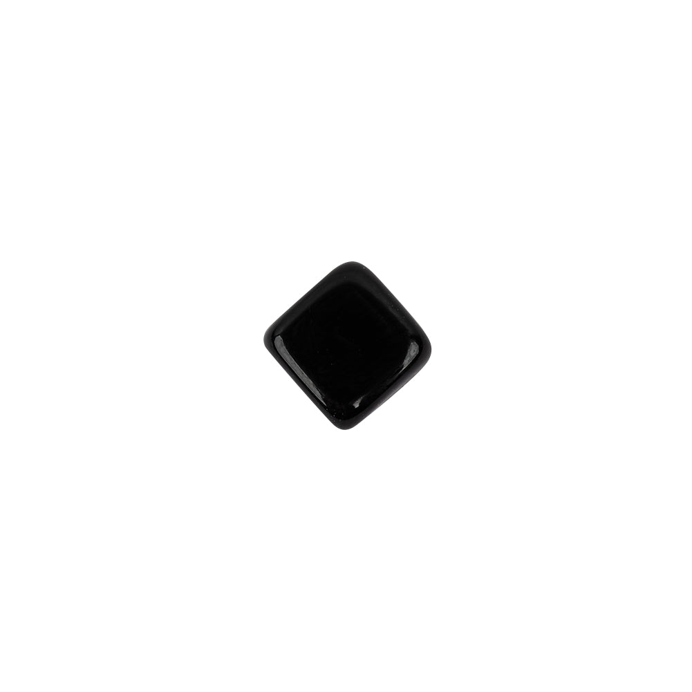 Black Glass Button - 16L/10mm Black Glass Button - 16L/10mm