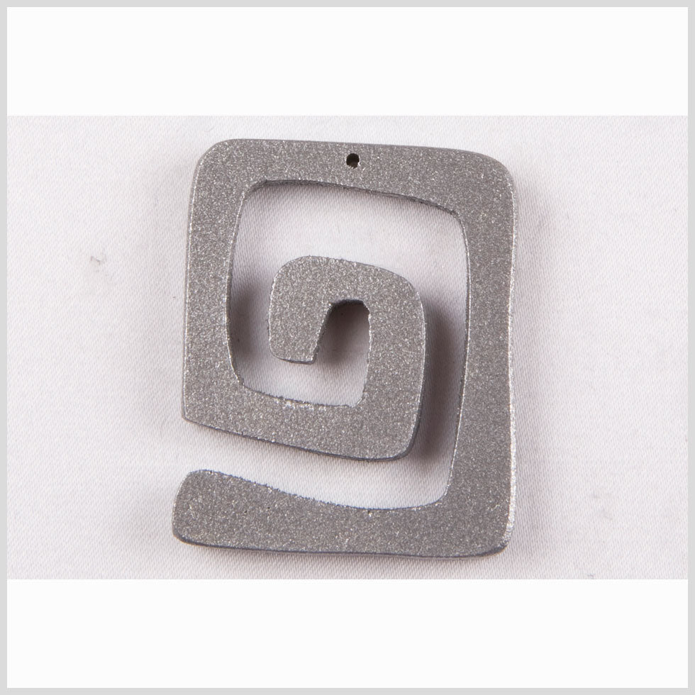 Silver Wood Pendant - 33L/21mm Silver Wood Pendant - 33L/21mm