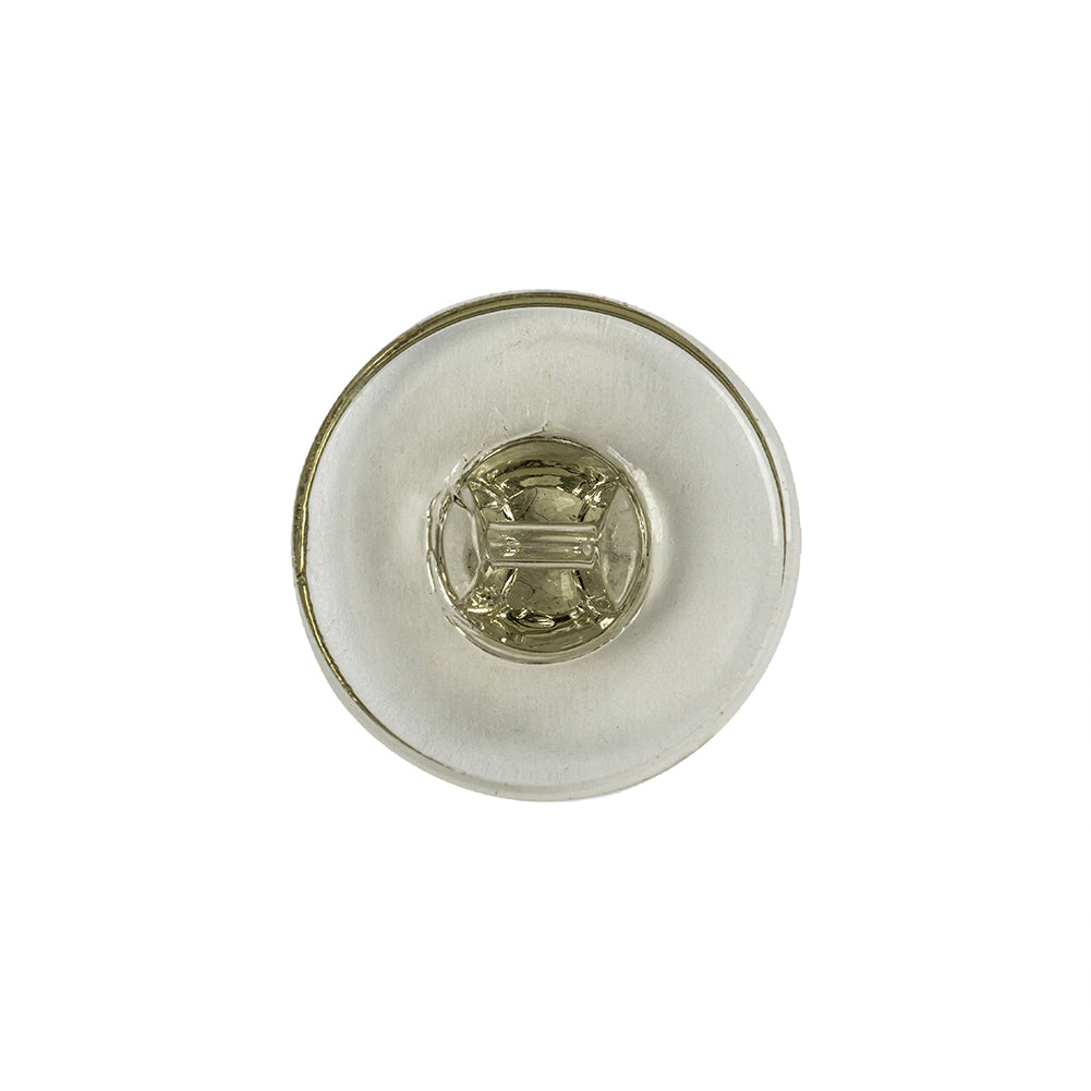 Clear Green Glass Button - 32L/20mm Clear Green Glass Button - 32L/20mm