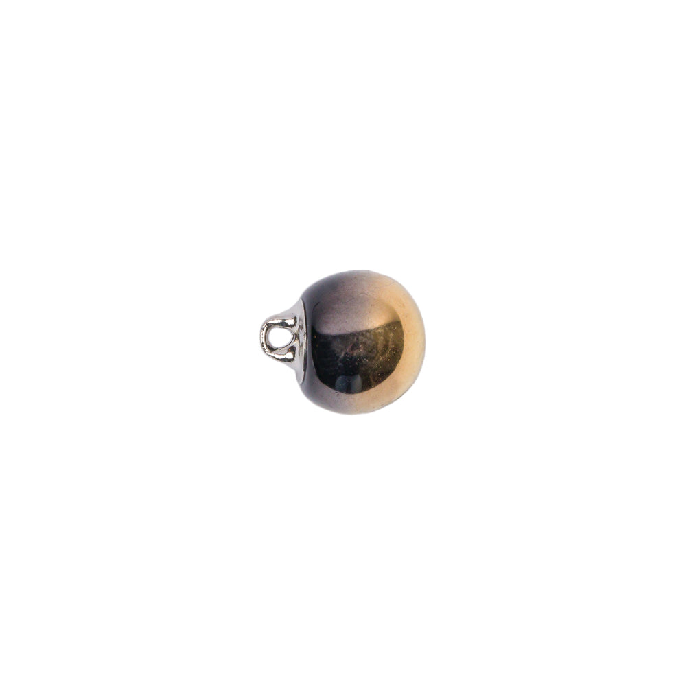 Gold Glass Button - 16L/10mm Folded Gold Glass Button - 16L/10mm Folded