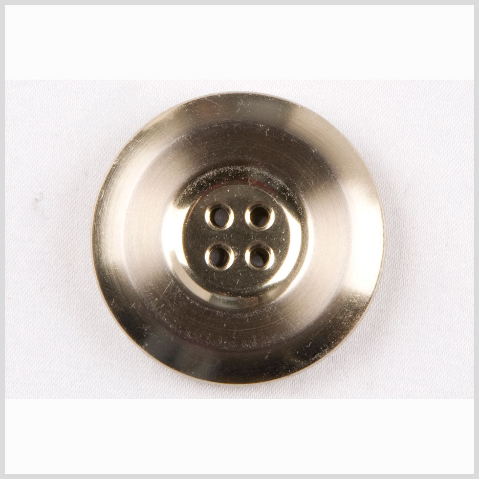 New Silver/Alpaca Metal Coat Button - 54L/34mm New Silver/Alpaca Metal Coat Button - 54L/34mm