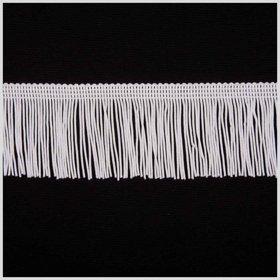 White Chainette Fringe - 2" White Chainette Fringe - 2"
