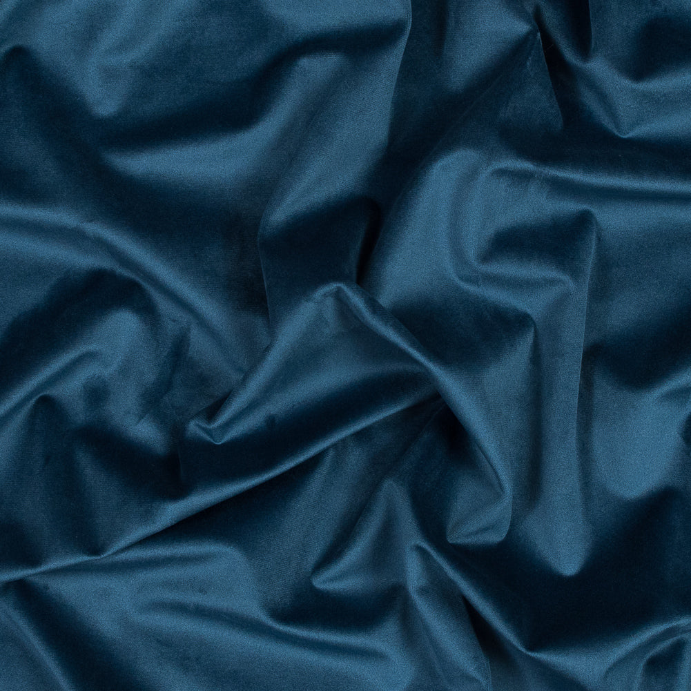 Ultra Soft Polyester Velvet - Navy - British Imported Ultra Soft Polyester Velvet - Navy - British Imported