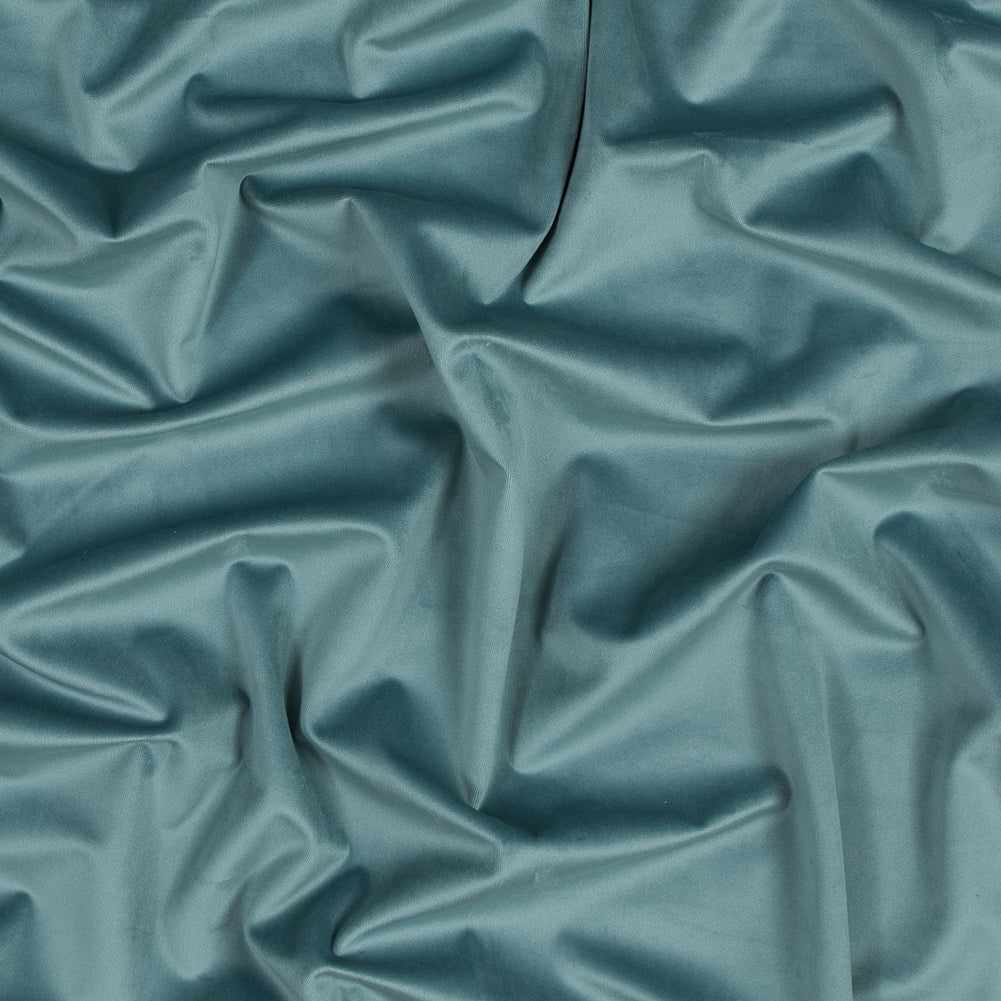 Ultra Soft Polyester Velvet - Aqua - British Imported Ultra Soft Polyester Velvet - Aqua - British Imported