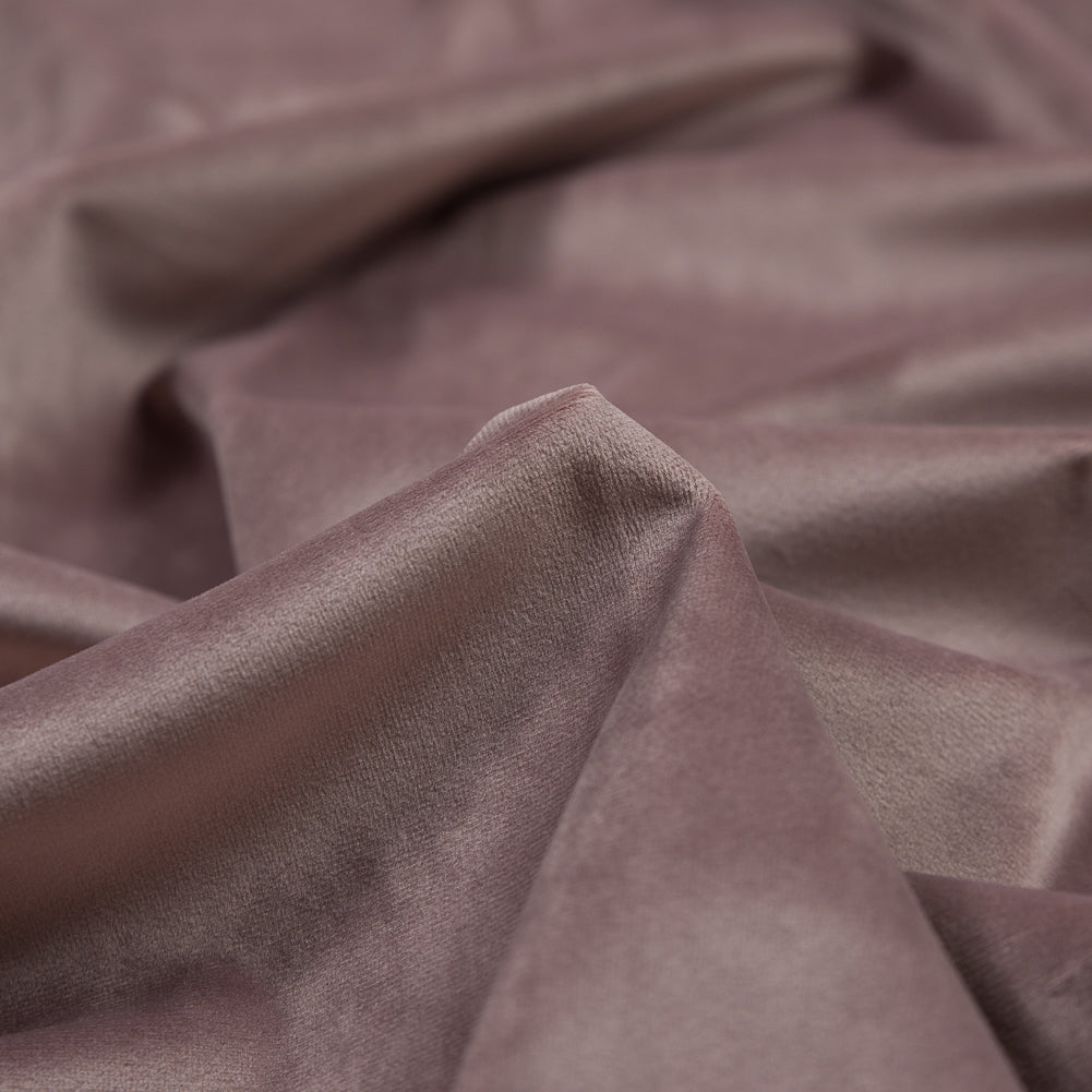 Ultra Soft Polyester Velvet - Heather - British Imported Detail Ultra Soft Polyester Velvet - Heather - British Imported Detail