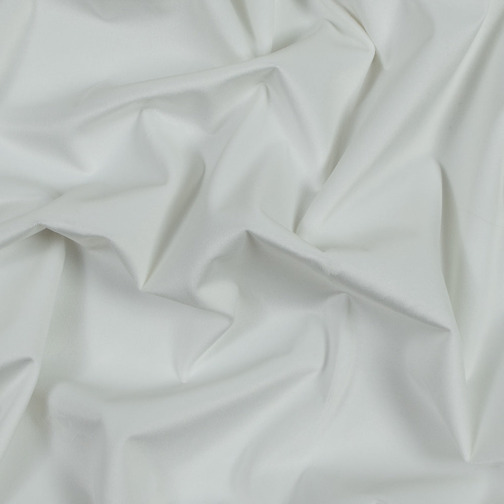 Ultra Soft Polyester Velvet - Pearl - British Imported Ultra Soft Polyester Velvet - Pearl - British Imported