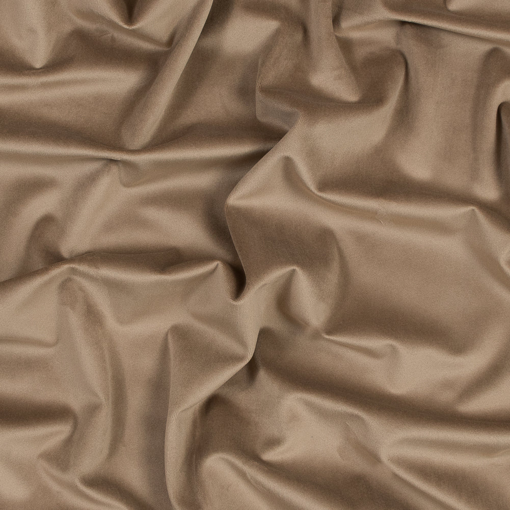 Ultra Soft Polyester Velvet - Caramel - British Imported Ultra Soft Polyester Velvet - Caramel - British Imported