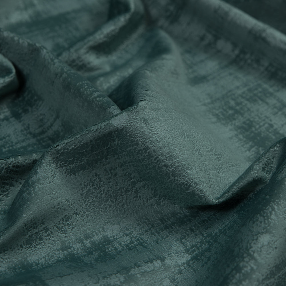 Embossed Textured Velvet - Aqua - British Imported Detail Embossed Textured Velvet - Aqua - British Imported Detail