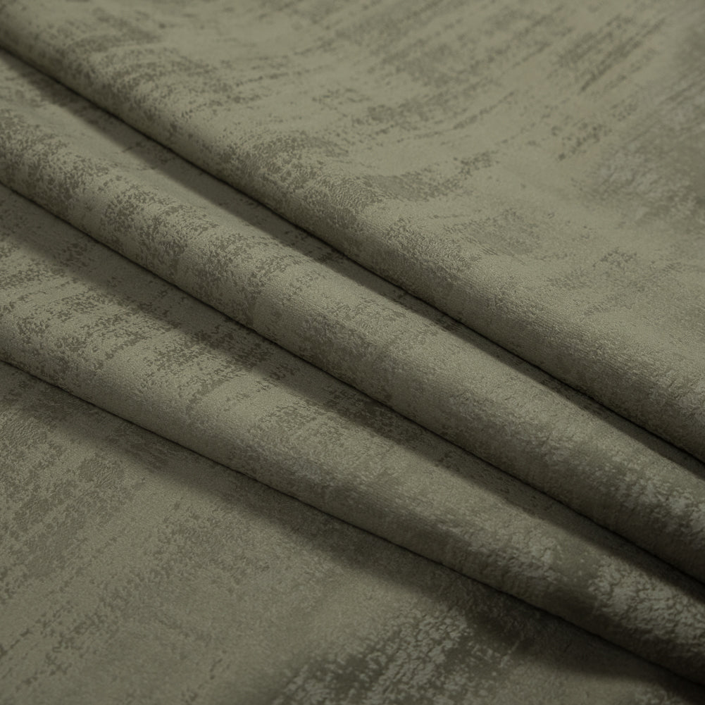 Embossed Textured Velvet - Olive - British Imported Folded Embossed Textured Velvet - Olive - British Imported Folded