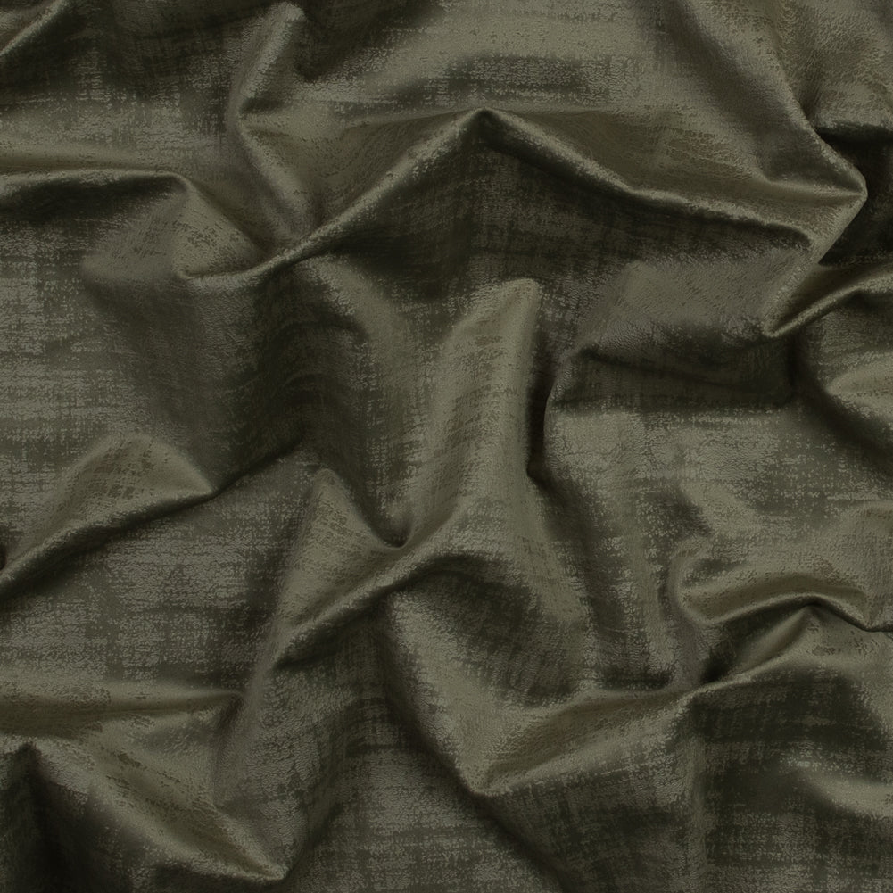 Embossed Textured Velvet - Olive - British Imported Embossed Textured Velvet - Olive - British Imported