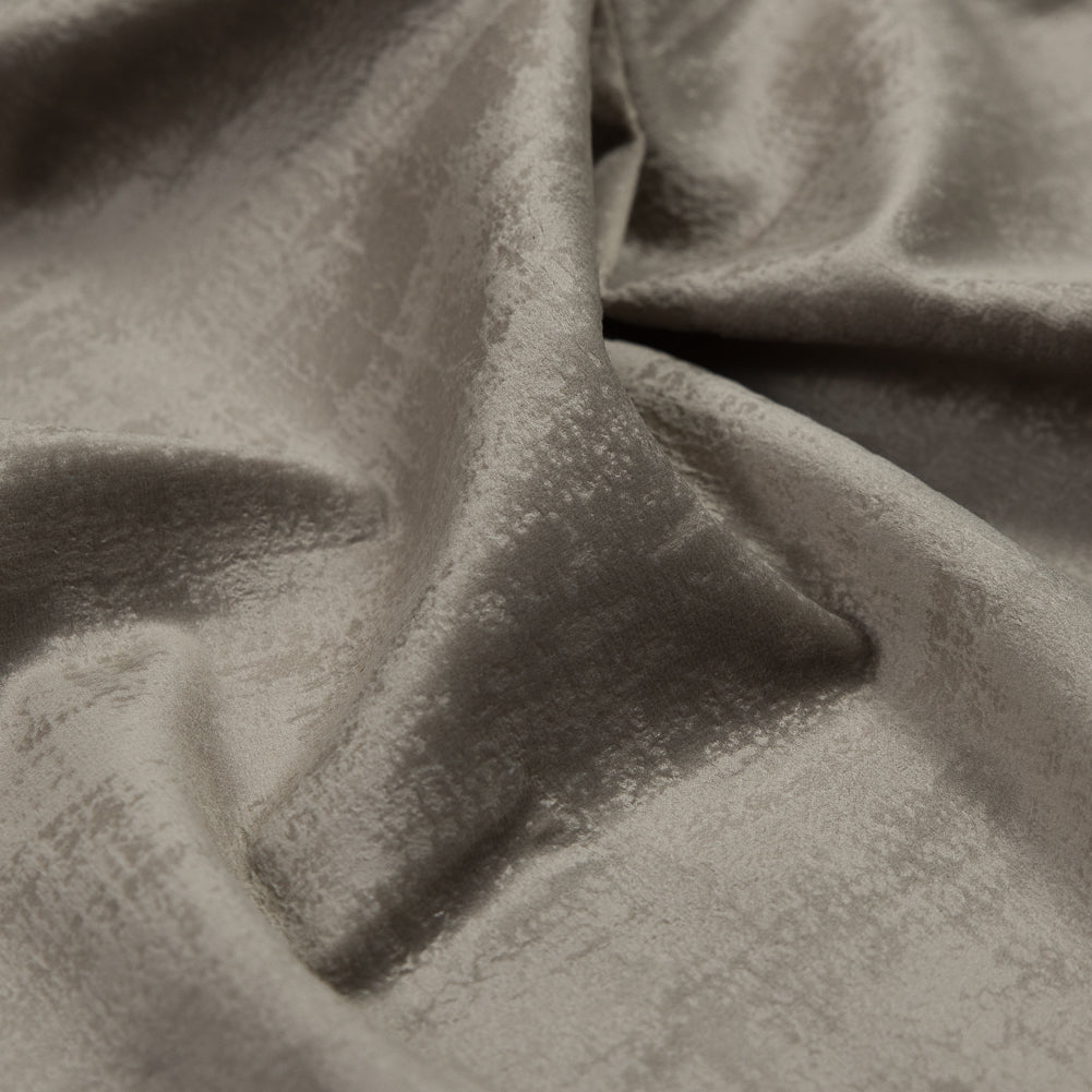 Embossed Textured Velvet - Putty - British Imported Detail Embossed Textured Velvet - Putty - British Imported Detail