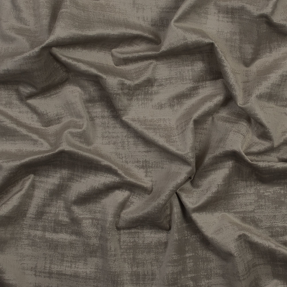 Embossed Textured Velvet - Putty - British Imported Embossed Textured Velvet - Putty - British Imported
