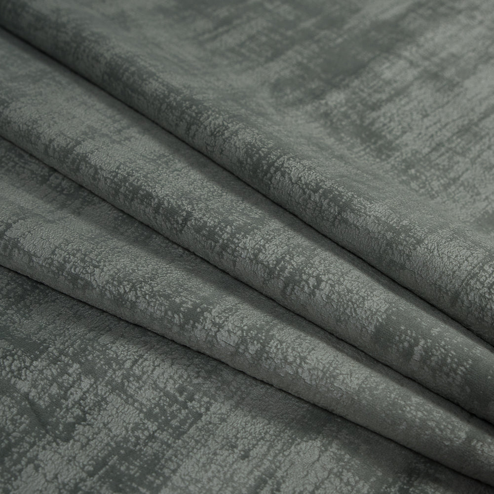 Embossed Textured Velvet - Willow - British Imported Folded Embossed Textured Velvet - Willow - British Imported Folded