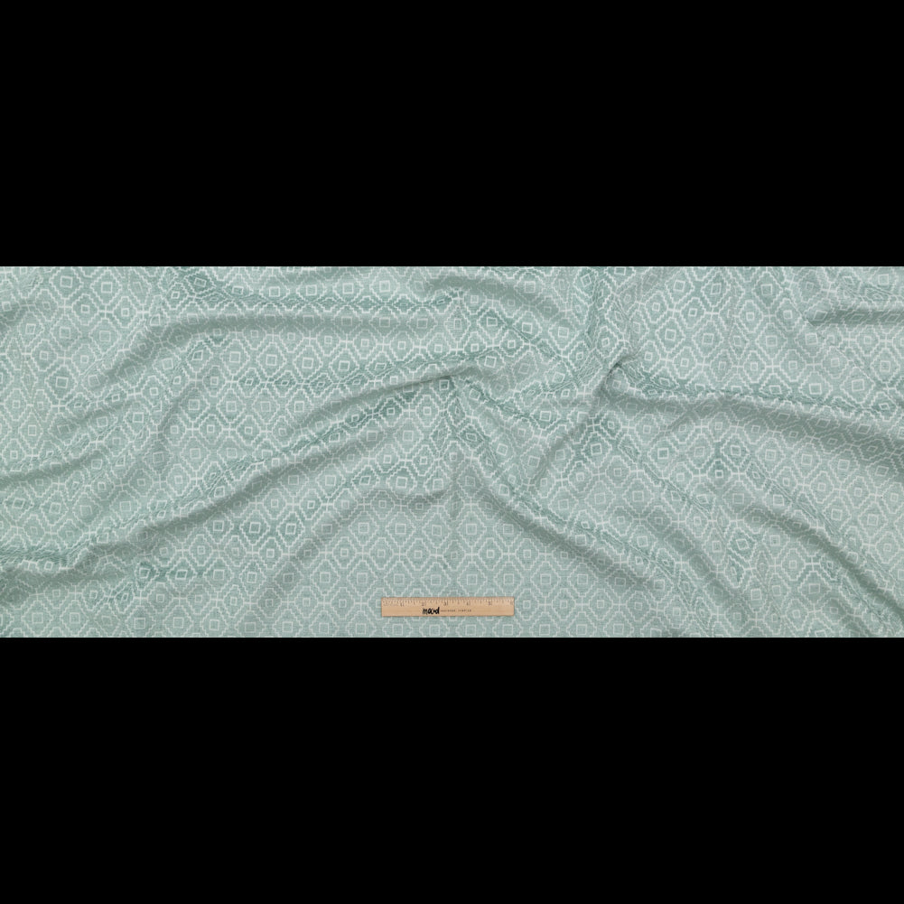 Chenille Jacquard - Spa Diamond Geometric - British Imported - Full Chenille Jacquard - Spa Diamond Geometric - British Imported - Full