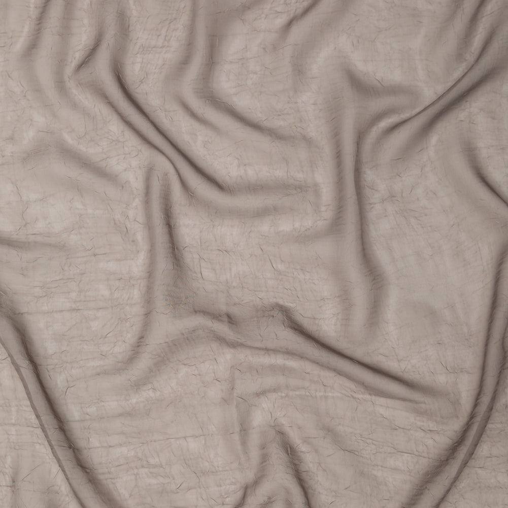 Wrinkled Drapery Sheer Fabric - Mole - British Imported Wrinkled Drapery Sheer Fabric - Mole - British Imported