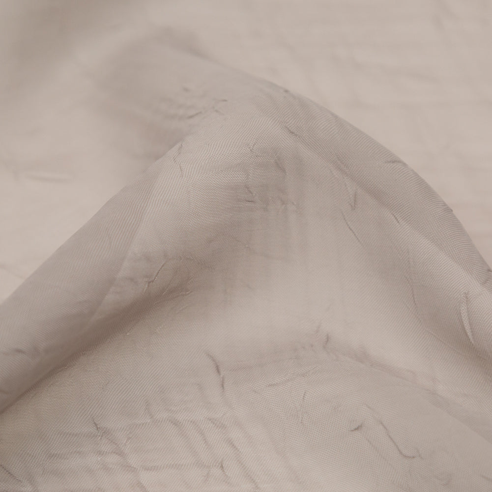 Wrinkled Drapery Sheer Fabric - Otter - British Imported Detail Wrinkled Drapery Sheer Fabric - Otter - British Imported Detail