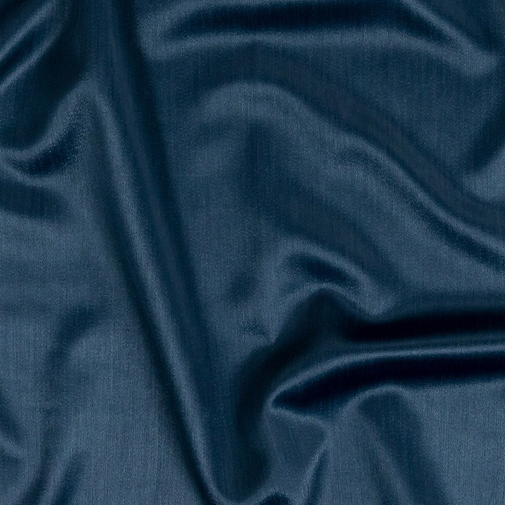 Home Decor Polyester Satin - Denim - British Imported Home Decor Polyester Satin - Denim - British Imported