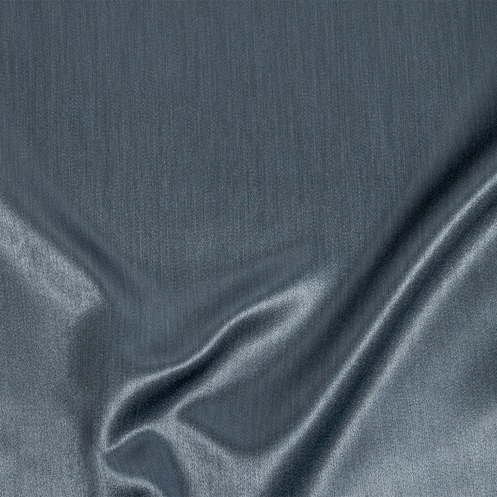 Home Decor Polyester Satin - Indigo - British Imported Home Decor Polyester Satin - Indigo - British Imported