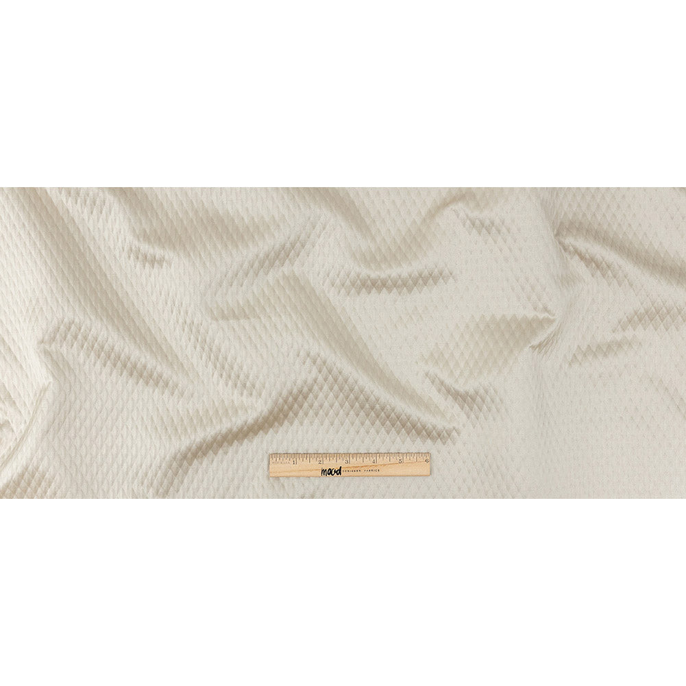 Drapery Jacquard - Taupe Diamond Quilted - British Imported Full Drapery Jacquard - Taupe Diamond Quilted - British Imported Full