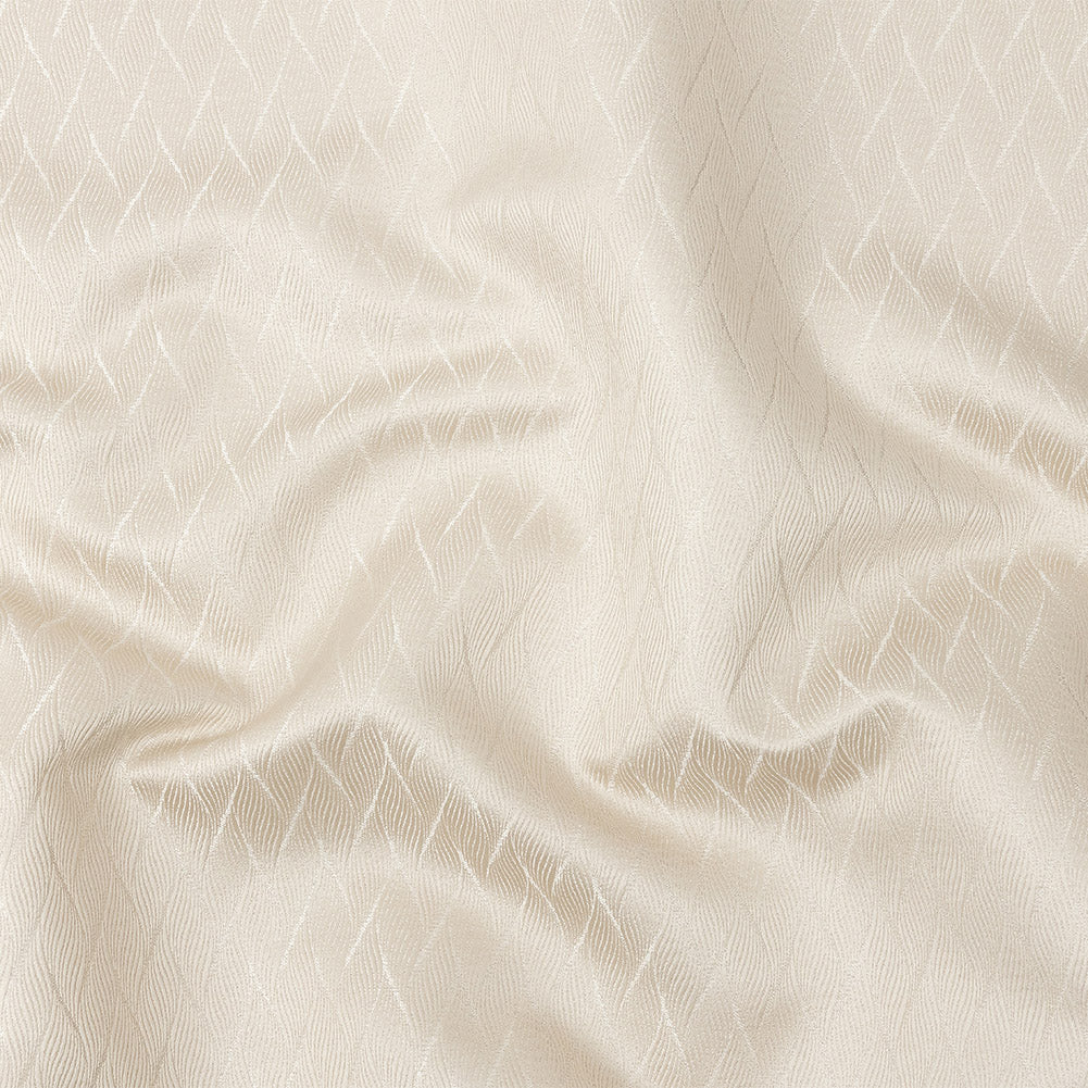 Drapery Jacquard - Champagne Flowing Leaves - British Imported Drapery Jacquard - Champagne Flowing Leaves - British Imported