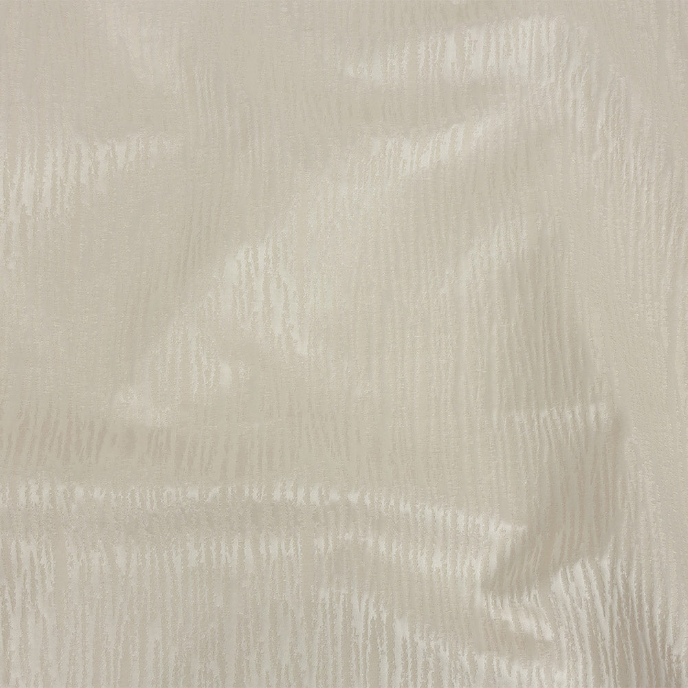 Drapery Jacquard - Ivory Striated - British Imported Drapery Jacquard - Ivory Striated - British Imported