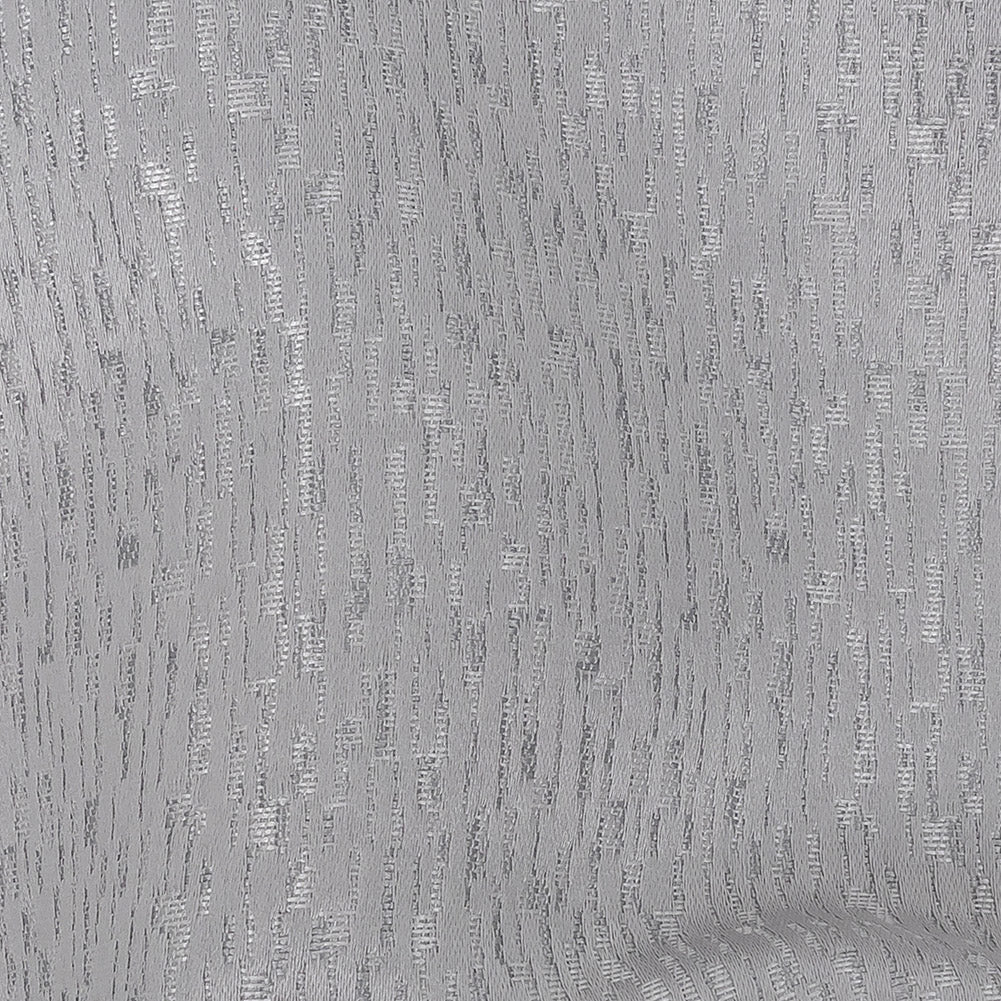 Polyester Jacquard - Platinum Raindrop Streaks - British Imported Detail Polyester Jacquard - Platinum Raindrop Streaks - British Imported Detail