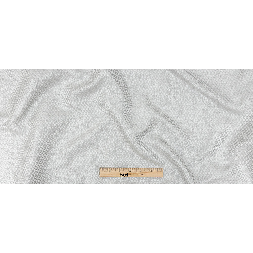 Polyester Jacquard - Platinum Diamonds - British Imported Full Polyester Jacquard - Platinum Diamonds - British Imported Full