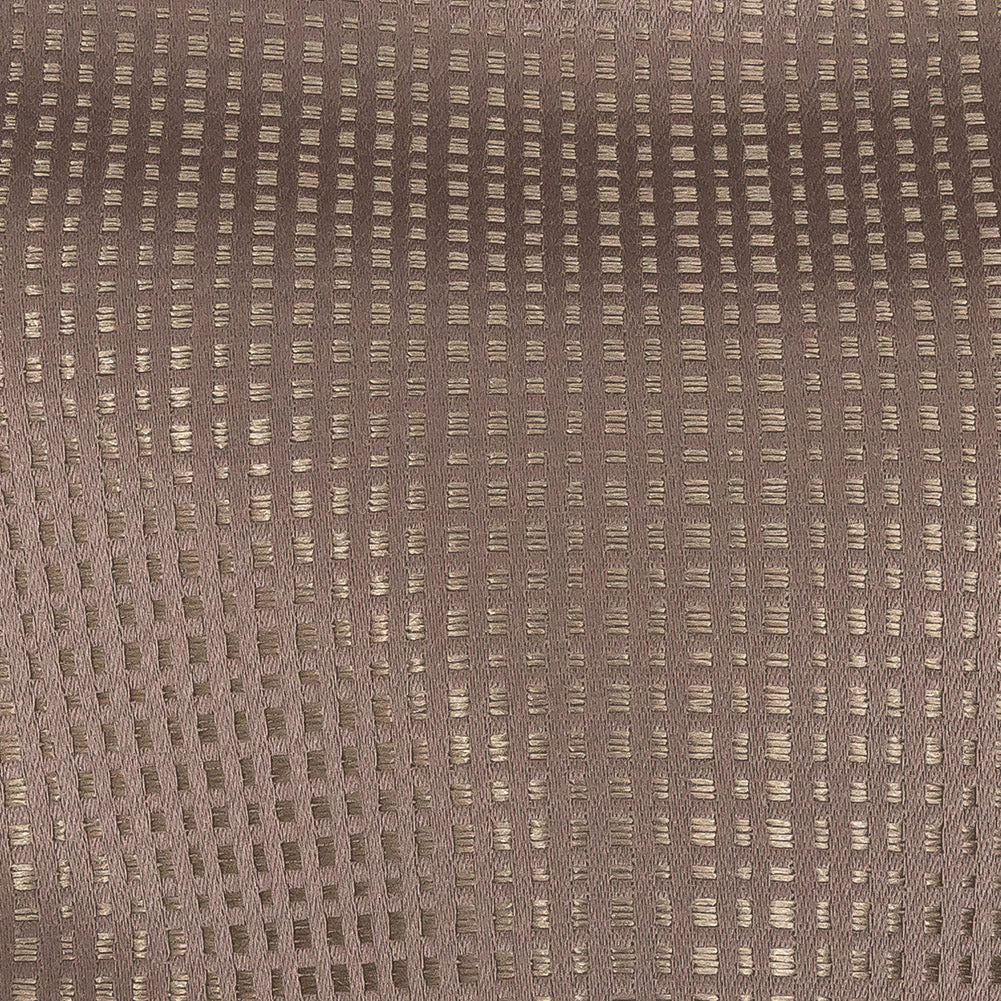 Satin-Faced Jacquard - Heather Little Squares - British Imported Detail Satin-Faced Jacquard - Heather Little Squares - British Imported Detail