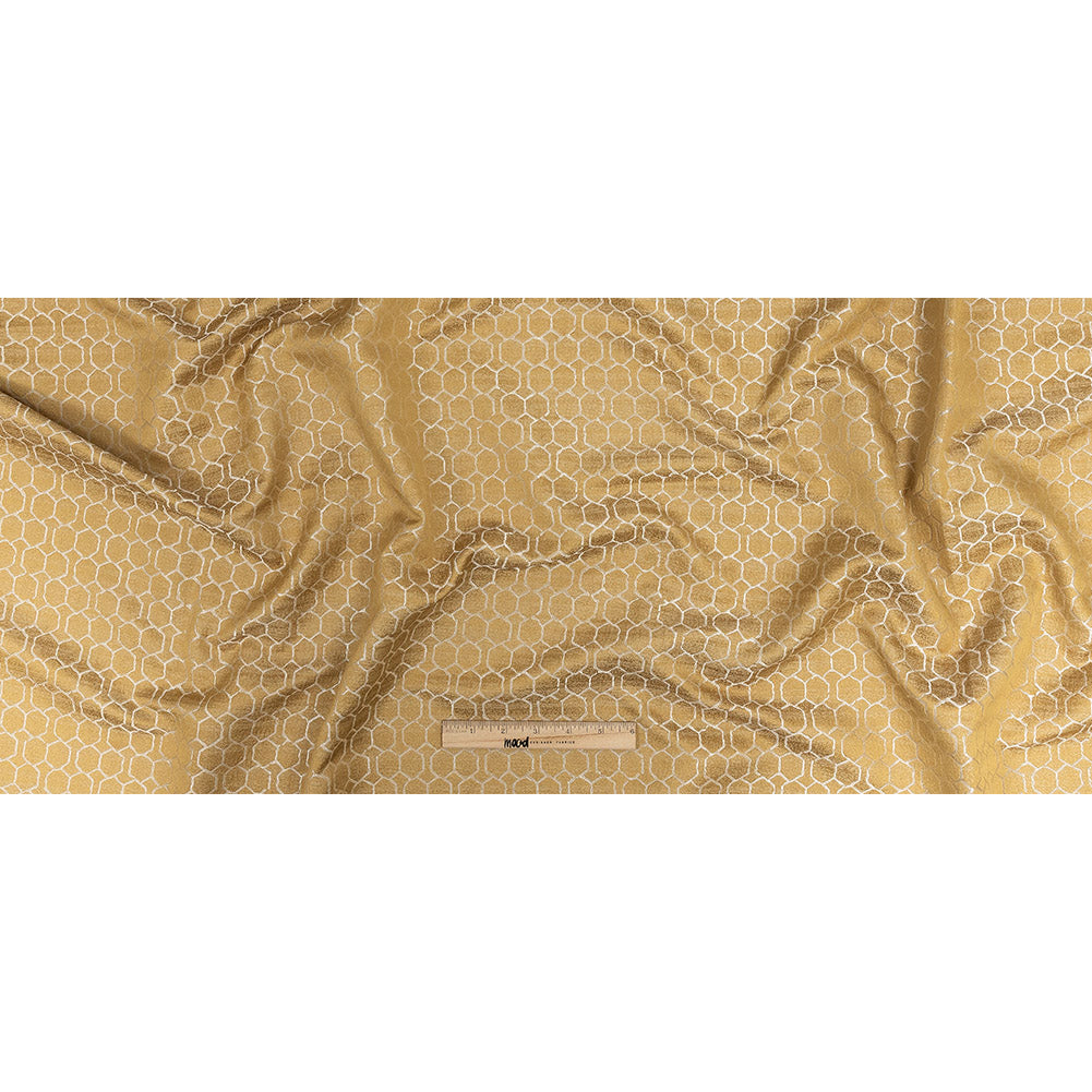 Polyester Jacquard - Sunflower Honeycombs - British Imported Full Polyester Jacquard - Sunflower Honeycombs - British Imported Full