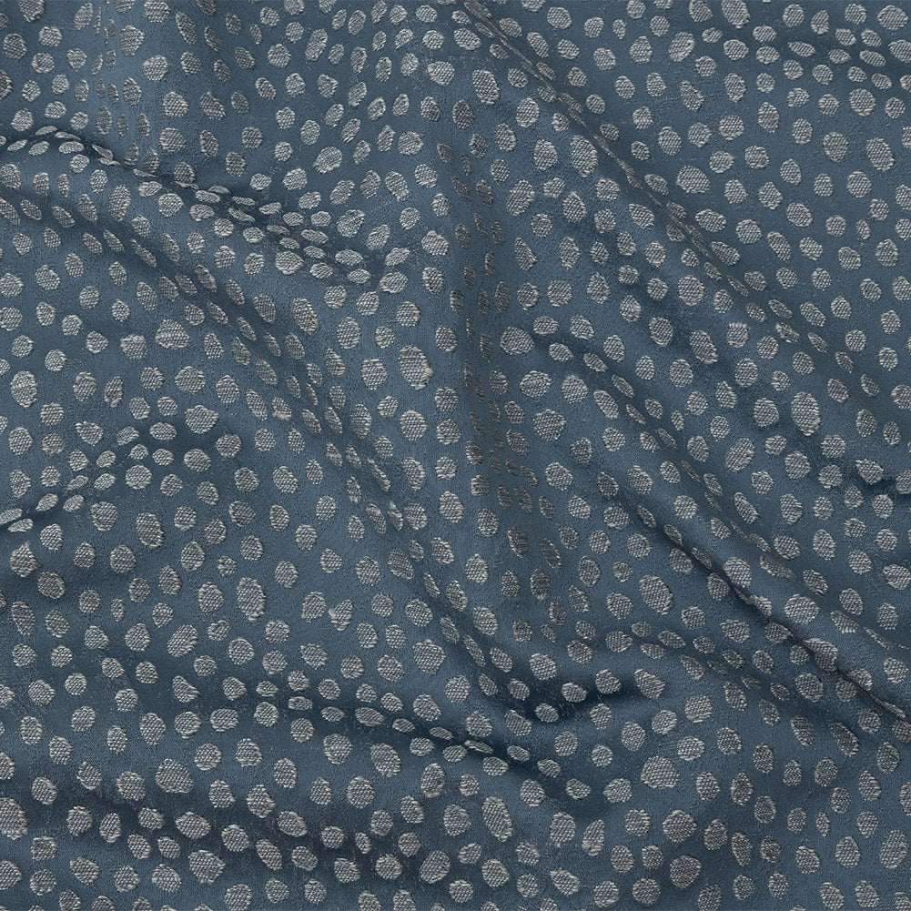 Polyester Jacquard - Danube Spots - British Imported Polyester Jacquard - Danube Spots - British Imported