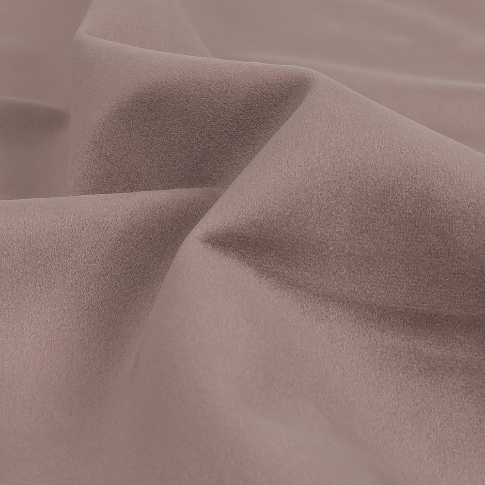 Polyester Drapery Velvet - Mauve - British Imported Detail Polyester Drapery Velvet - Mauve - British Imported Detail