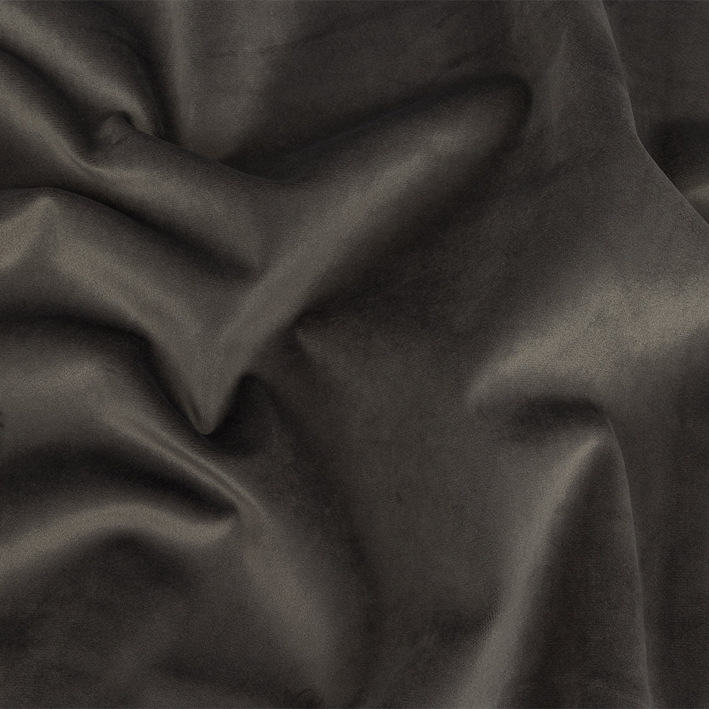 Polyester Drapery Velvet - Slate - British Imported Polyester Drapery Velvet - Slate - British Imported