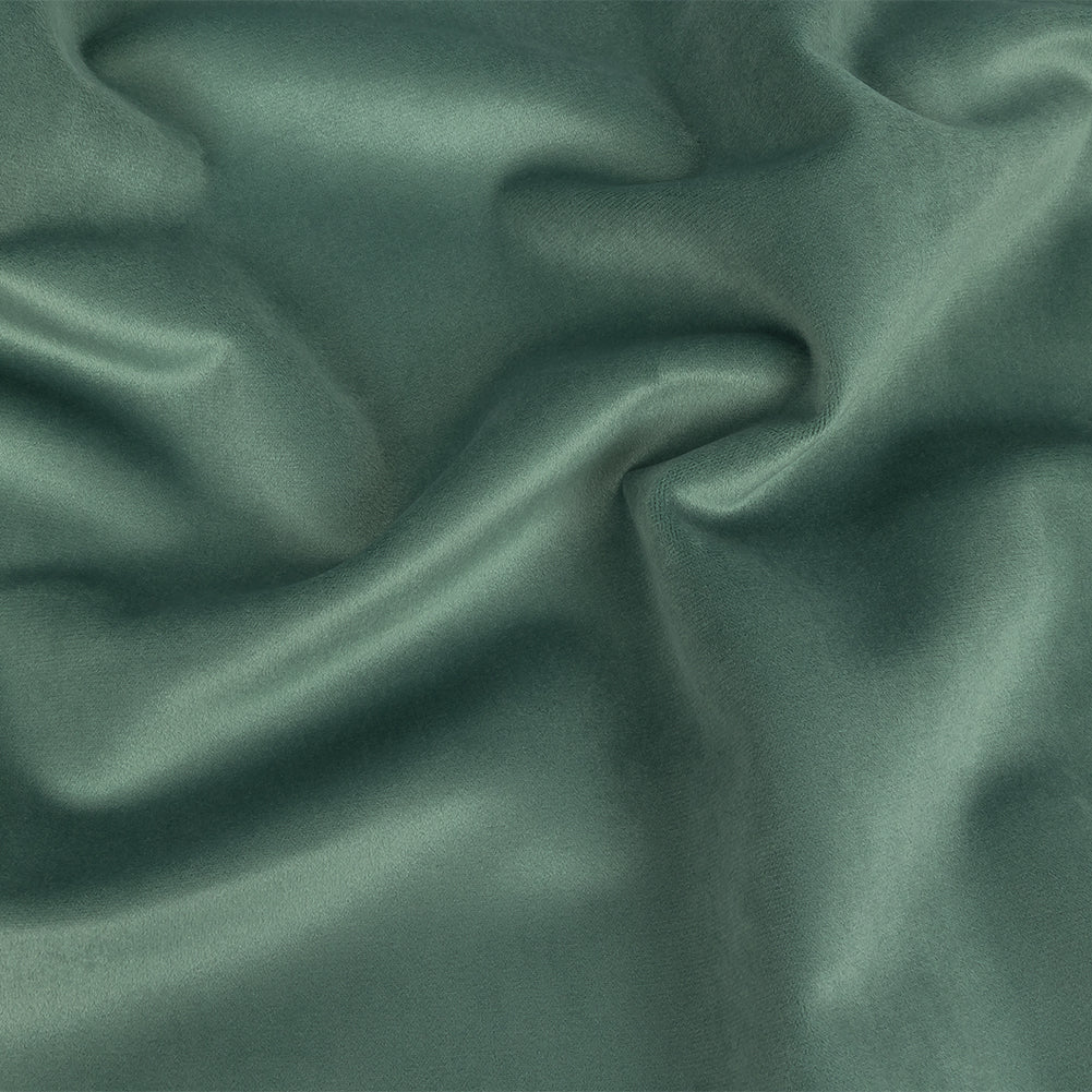 Polyester Drapery Velvet - Teal - British Imported Polyester Drapery Velvet - Teal - British Imported