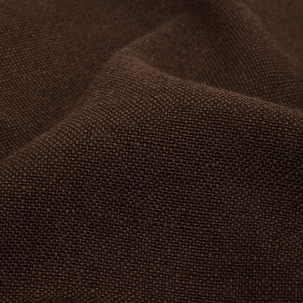 Polyester, Viscose and Linen Woven - Bark - British Imported Detail Polyester, Viscose and Linen Woven - Bark - British Imported Detail