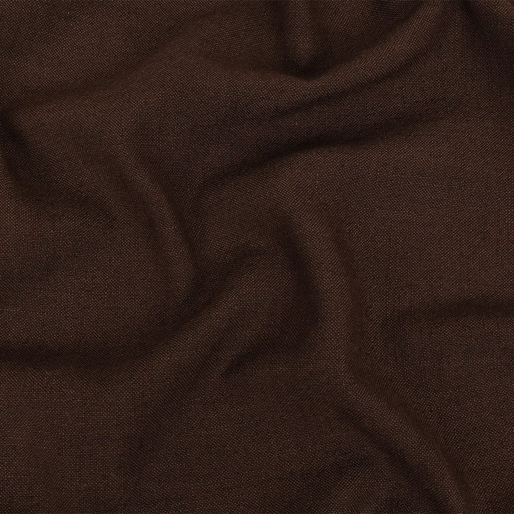 Polyester, Viscose and Linen Woven - Bark - British Imported Polyester, Viscose and Linen Woven - Bark - British Imported