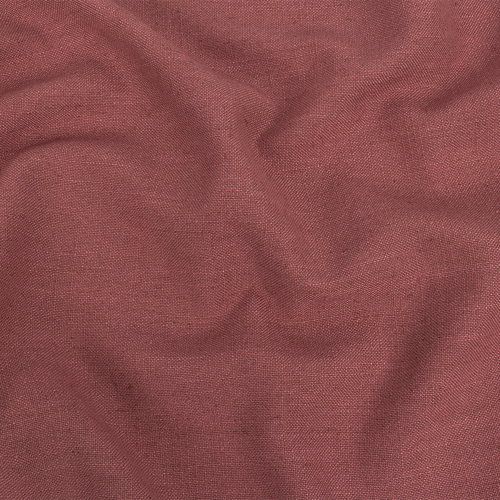 Polyester, Viscose and Linen Woven - Rose - British Imported Polyester, Viscose and Linen Woven - Rose - British Imported
