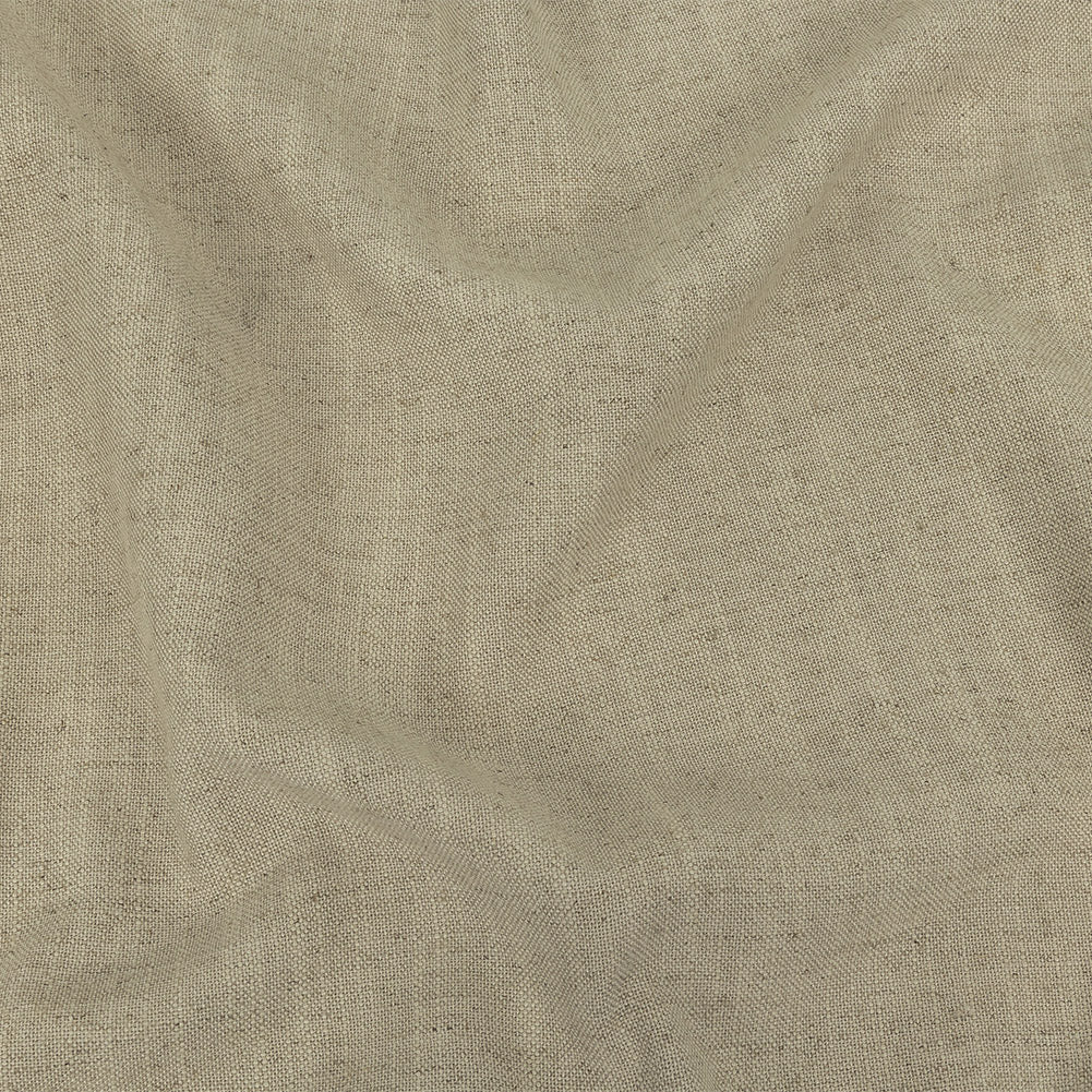 Polyester, Viscose and Linen Woven - Stone - British Imported Polyester, Viscose and Linen Woven - Stone - British Imported