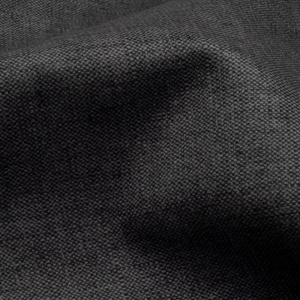 Polyester Microvelvet - Charcoal - British Imported Detail Polyester Microvelvet - Charcoal - British Imported Detail