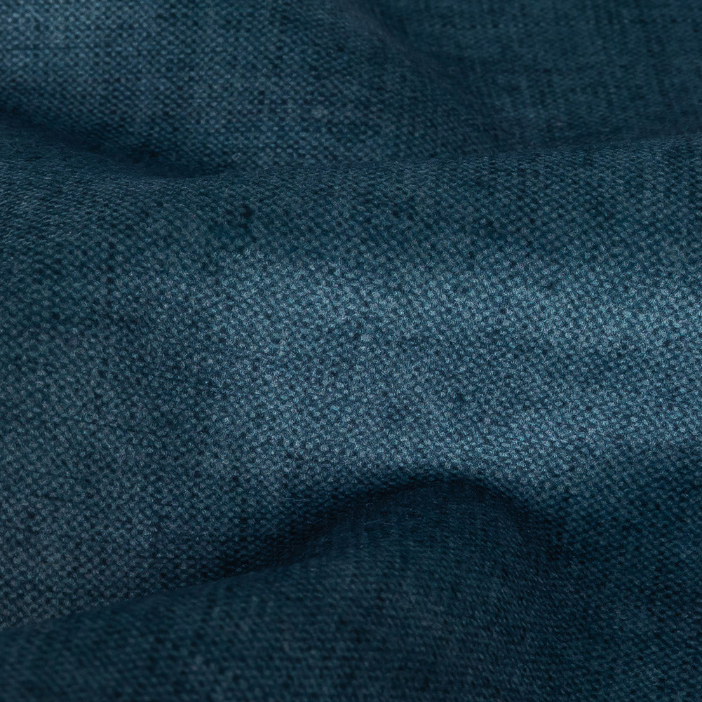 Polyester Microvelvet - Indigo - British Imported Detail Polyester Microvelvet - Indigo - British Imported Detail