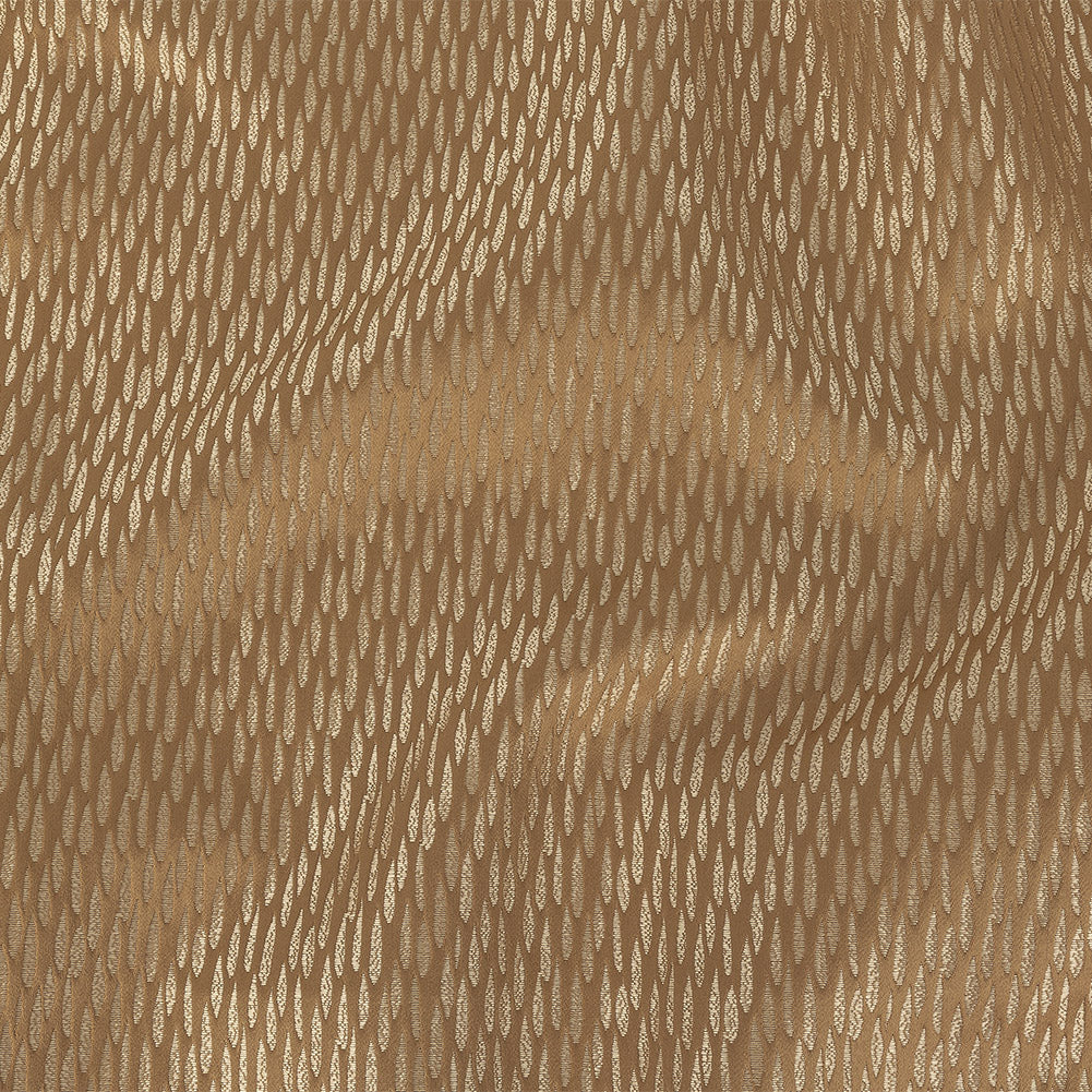Luminous Drapery Jacquard - Gold Raindrops - British Imported Luminous Drapery Jacquard - Gold Raindrops - British Imported
